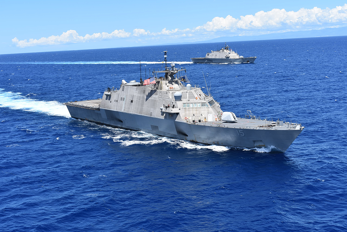 USS Billings and USS Wichita Participate in a Photo Exercise