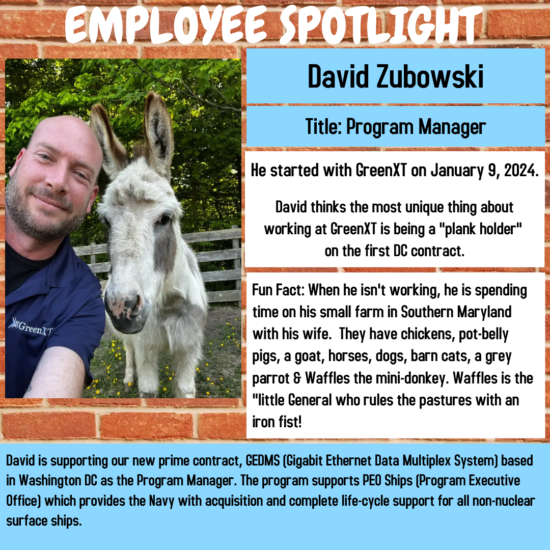 Employee Spotlight – David Zubowski